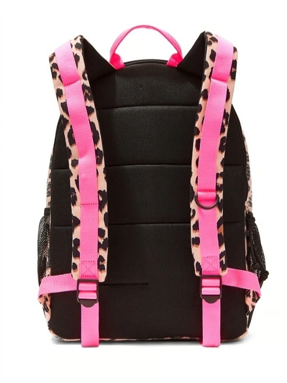 PINK Victoria's Secret Sequin Leopard Print Backpack with Pink Accents 16.3 Lite